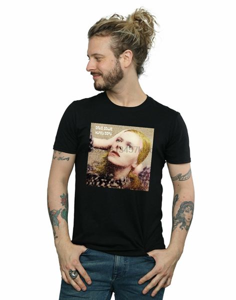 

дэвид боуи mens hunky дори обложка альбома t-shirt настройка tee shirt