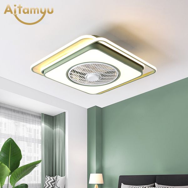 

electric fans modern smart led ceiling lights 70w with 3 colors lighting remote control ac185-250v