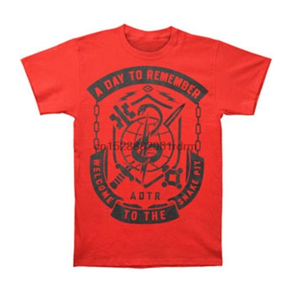 

clothing a day to remember mens snake pit t shirt red 2247