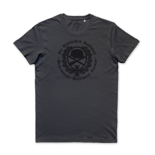 

2019 new brand t shirt men short sleeve funny maglietta wehrmacht militaria forum die deutschen soldaten t-shirt