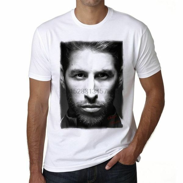 

neu sergio ramos face tshirt herren t-shirt breathable tee shirt