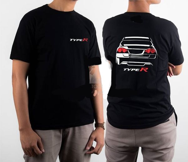 

2019 new fashion brand clothing custom car fans civic type r t-shirt