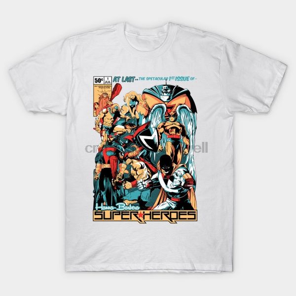 

2020 brand sales quality hanna barbera super heroes t shirt