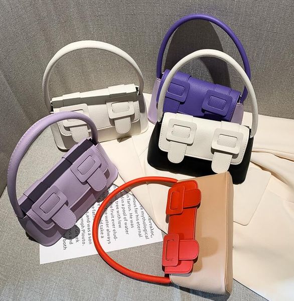 

fashion handbag shoulder bags new style cambridge bag lady contrast color underarm baguette bag female