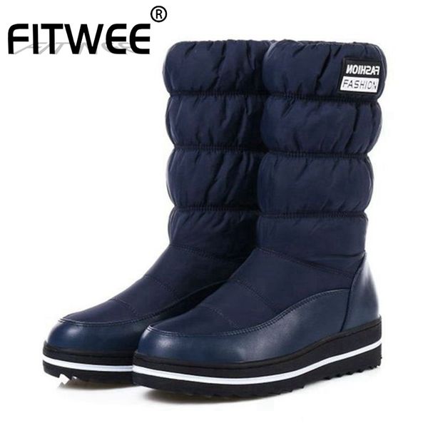 

boots fitwee women half short big size 35-44 2021 winter keep warm plush fur cotton shoes casual flats down, Black