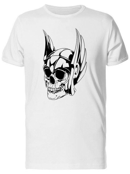 

grunge viking skull men's tee -image by plus size tee shirt