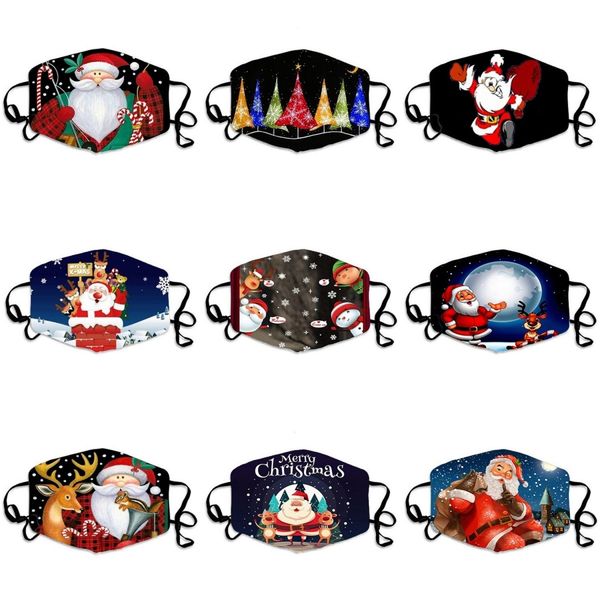 

face masks earloops home comfortable mouth ski mask designer printed#150, Black