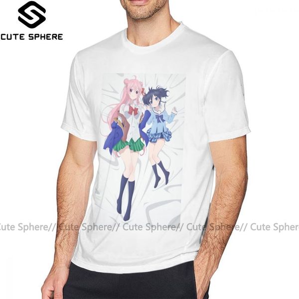 

ddlc t shirt satou and shio on bed t-shirt 100 percent cotton men tee shirt awesome 4xl short sleeve print classic tshirt