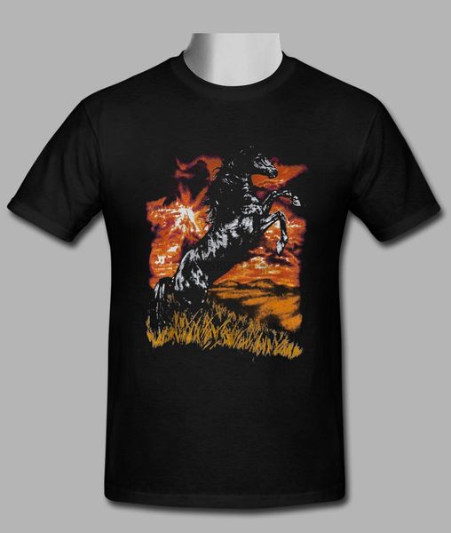 

charlie horse men custom black t-shirt size s-3xl summer casual man t shirt good quality tee comical shirt men