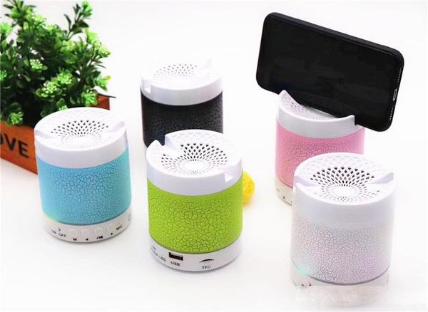 

portable bluetooth speakers led wireless mini bluetooth speaker with mobile phone holder support tf card fm music player