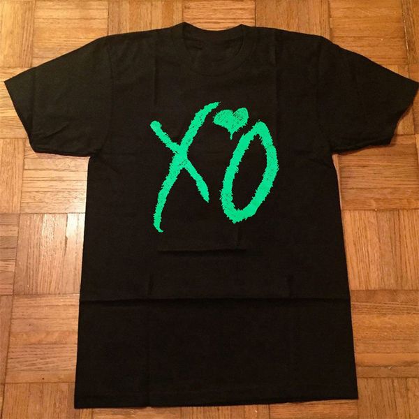 

rare_the weeknd the fall xo kiss land concert tour good t-shirt mens 2013 . summer style tee shirt