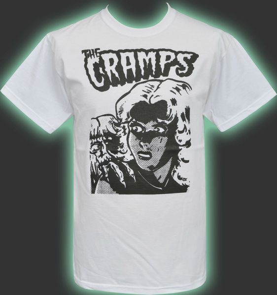 

the cramps mens white t-shirt lux interior horror garage psychobilly s-5xl