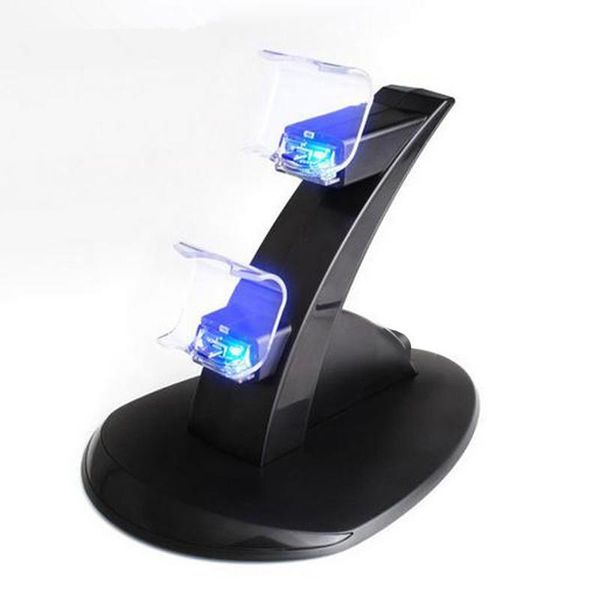 

100% new dual charger controller stand station with dust proof cover for playstation 4 ps4 gaming console ps4 accessories