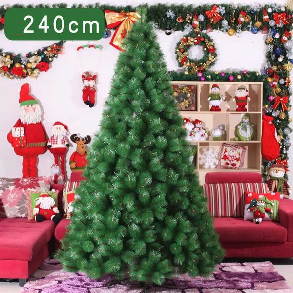 

240cm christmas tree green pine tree artificial christmas merry decorations for home ing