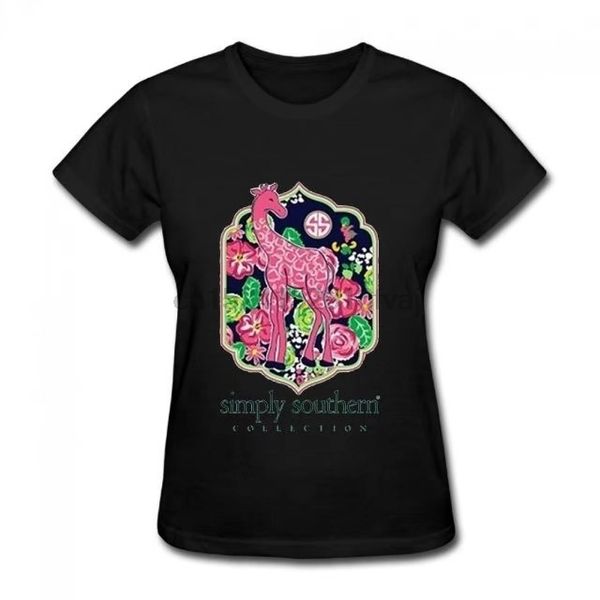 

simply southern giraffe sunmer fashion tee