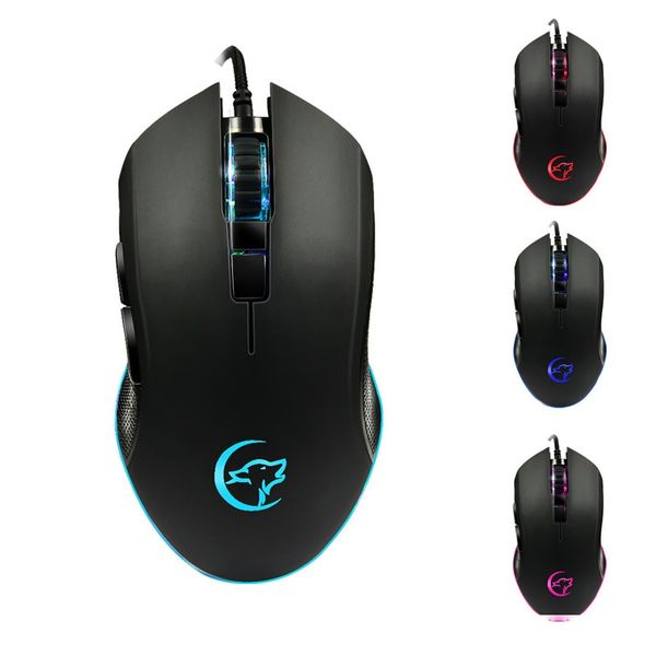 

original ywyt professional 3200 dpi gaming mouse 6 buttons led optical usb wired gaming mice gaming computer mouse for pro pc gamer mouse