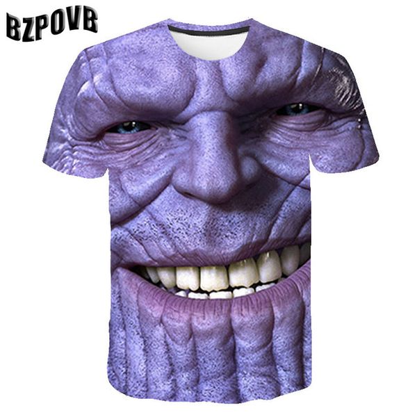 

anime animal cool skull clown summer male 3d print shirts funny aesthetic harajuku men clothing