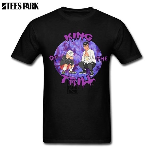 

man 3xl t shirts 90s cartoon king of the trills fashion t shirts crew neck men's casual shirts streetwear clothing