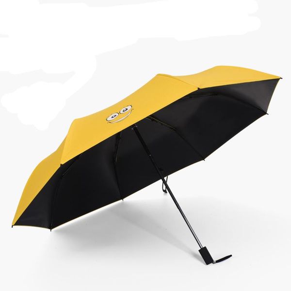 

umbrella umbrella reinforced custom windproof folding waterproof face sunscreen cartoon ys335 parasol creative funny smiley yada cugkk