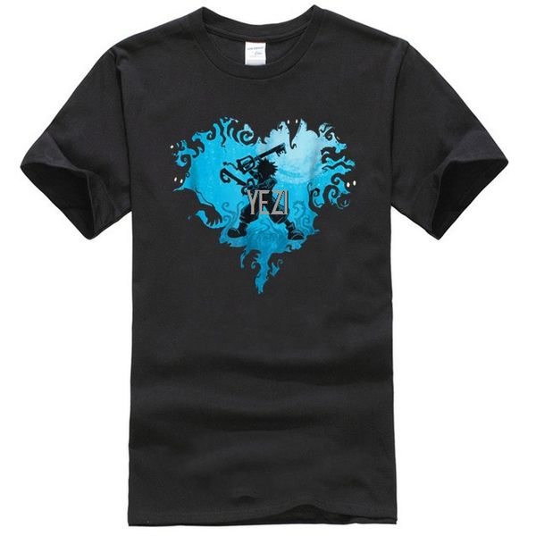 

blue heart t-shirt men women