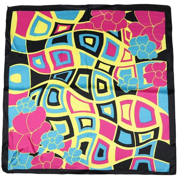 

silk plaid scarves geometric squares euramerican fashion satin scarves woman vocational square silk garment accessories, Blue;gray