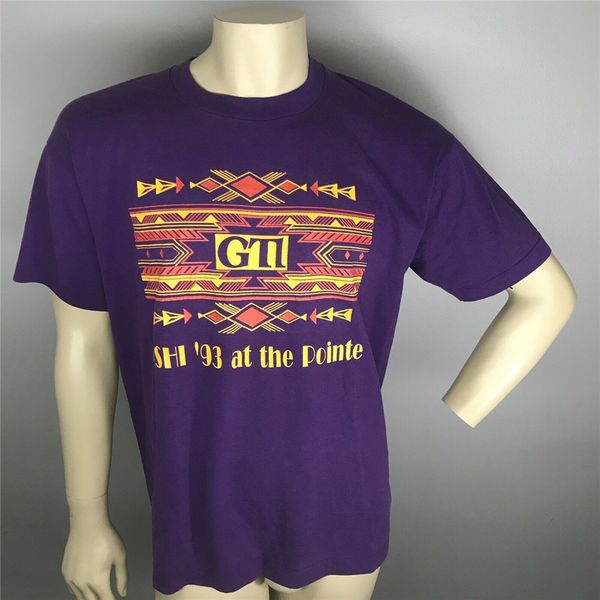 

vintage 90s цвет блока 1993 фиолетовый graphic tee рубашка рубашка втулки одного стежка прохладный повседневная футболка