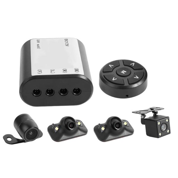 

panoramic car bird view system 4 camera car dvr recording panoramic parking system vehicle safety accessories