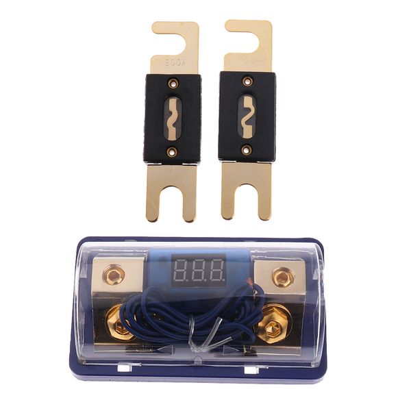 

anl block 0 to 2 gauge fuse holder with 2 fuses