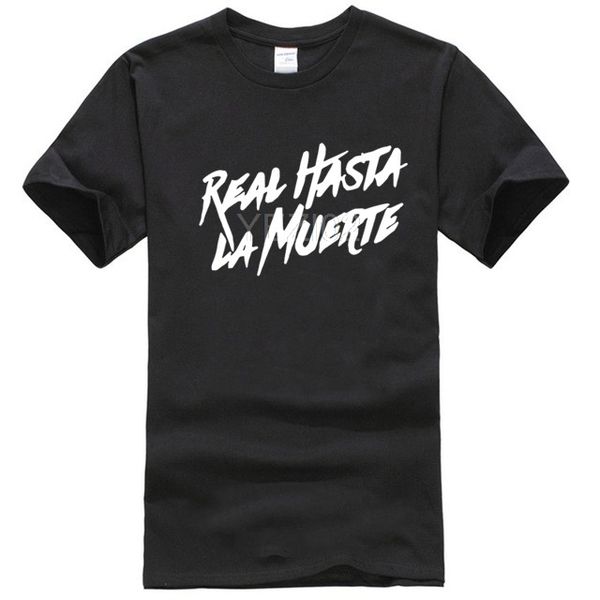 

real hasta la muerte камиза - популярные tagless tee t-shirt