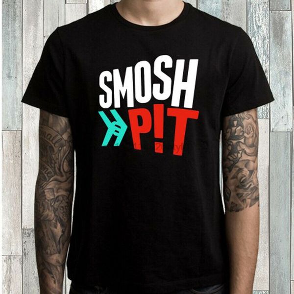 

smosh pit famous logo mens black t-shirt size s m l xl 2xl 3xl