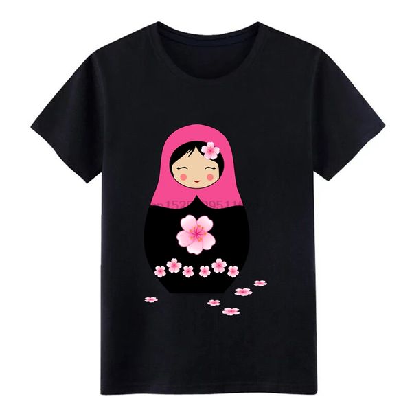 

russian doll sa kura t shirt custom short sleeve euro size s-3xl leisure anti-wrinkle building summer letter shirt