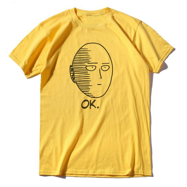

one punch man printed men t shirt fashion cool confortable casual tee