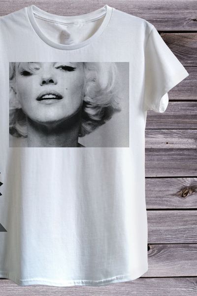 

marilyn monroe t-shirt for men women or symbol actress blond vintage summer style casual wear tee shirt