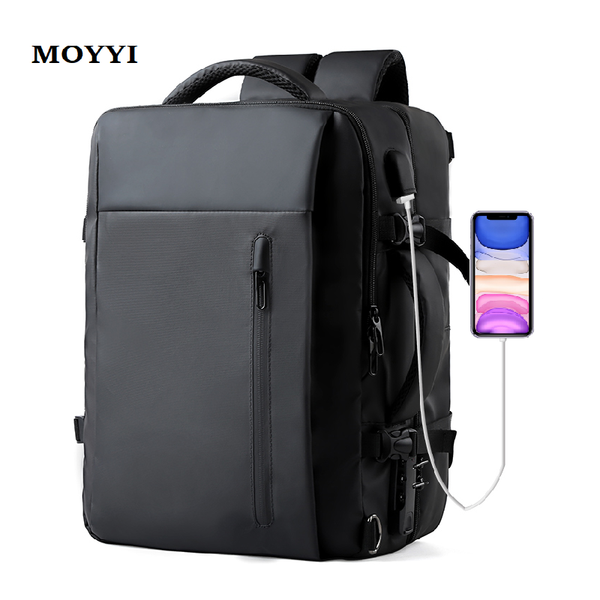 

moyyi business travel backpacks usb recharging multi-layer unique digital bag 15.6 inch lapmens anti-thief backpack mochila