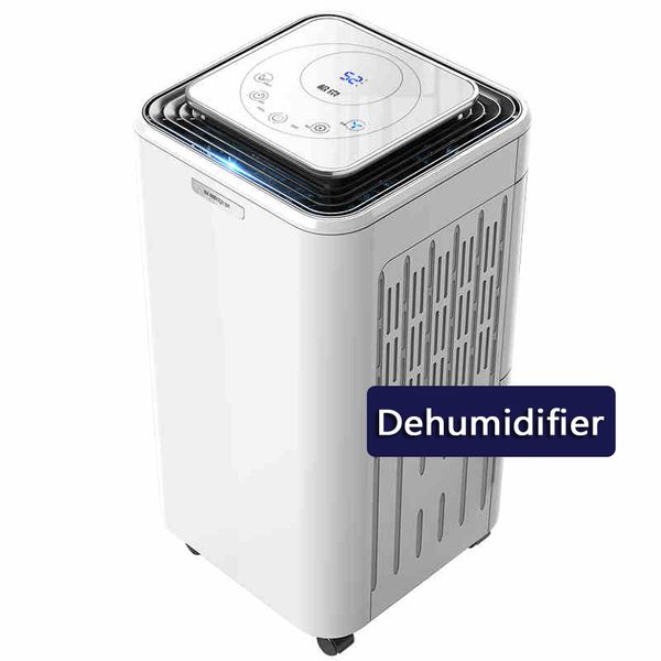 

220v electric air dehumidifier purifier air dryer moisture absorbers 2l water tank water pipe for home bathroom basement office