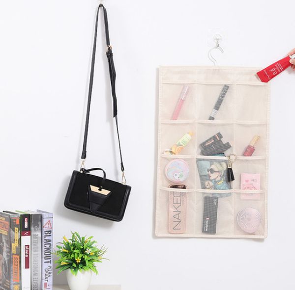 

wall mounted door wardrobe pouch bedroom bathroom organizer hanging bag socks bra underwear rack hanger storage bag lf204