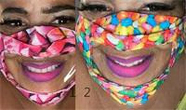 

protect candy color mouth respirator clear anti haze fashion face mask deaf mute breathable mascarilla girl boy ear hanging type 7ml b2