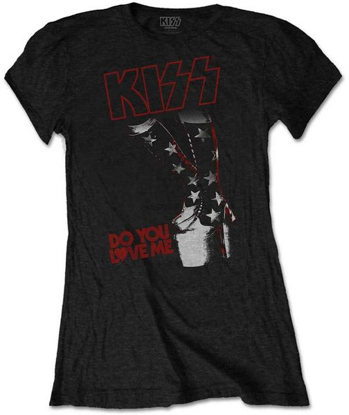 

kiss do you love me paul stanley womens girlie t-shirt official merchandise