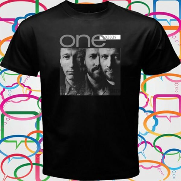 

bee gees one pop music group легенда мужская черная футболка размер s в 3xl