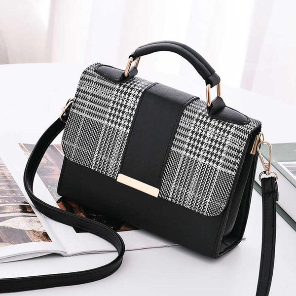 

women fashion pu leather shoulder small flap crossbody handbags handle messenger bags luxury ladies hand bag
