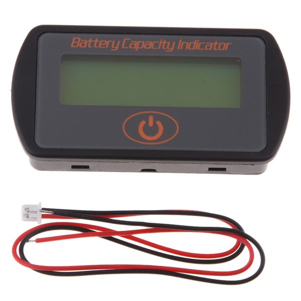 

battery monitor capacity indicator 2in1 voltage capacity meter lead acid 24v