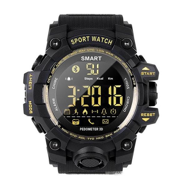 

sport smart watch ip67 waterproof wristwatch message reminder pedometer passometer alarm clock oak bracelet with retail box