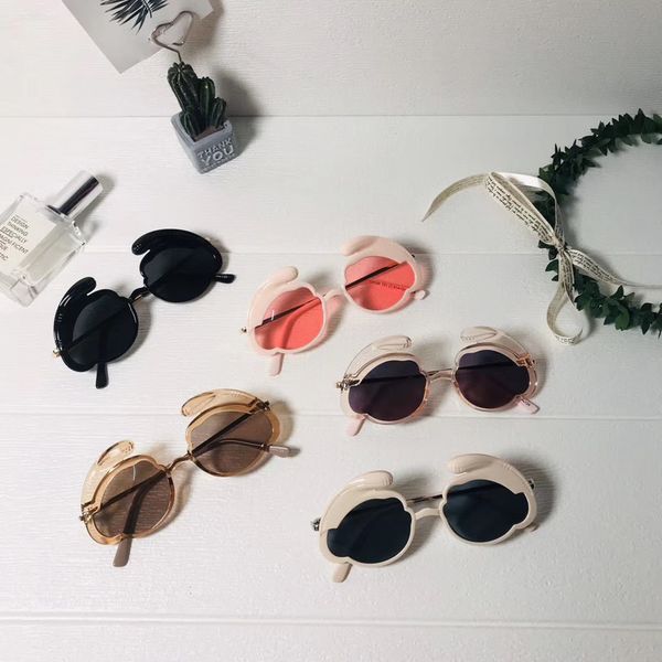 

sunglasses cartoon polarized children's fashion resin uv proof 20320, White;black