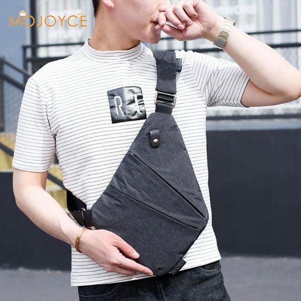 

men travel business fino bag burglarproof shoulder bag holster anti theft security strap digital storage chest bags sling bag