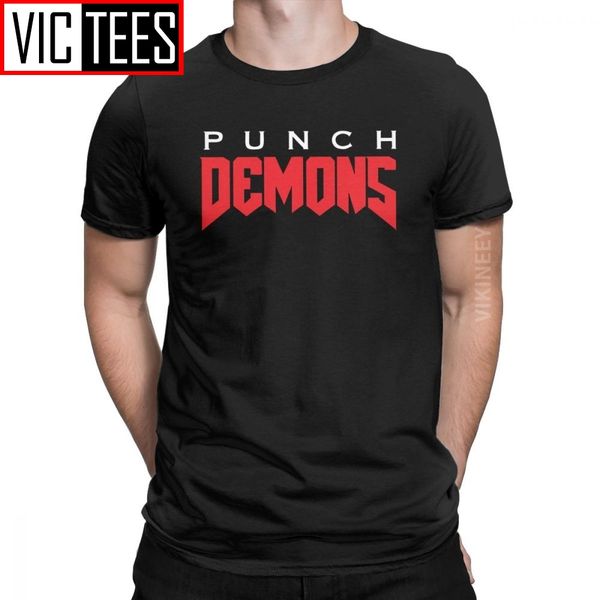 

awesome punch demons doom tshirt men pure cotton t shirt retro game conan barbarian thulsa snake cult