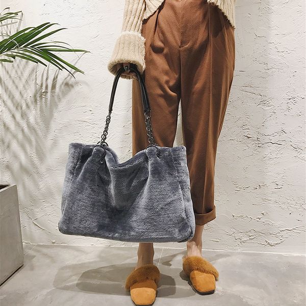 

2020 new plush women's bag handbag bags women bag