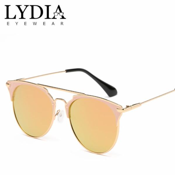 

2020 new designed retro alloy sunglasses mirror lens vintage eyewear accessories sun glasses oculos for men women l960cj, White;black