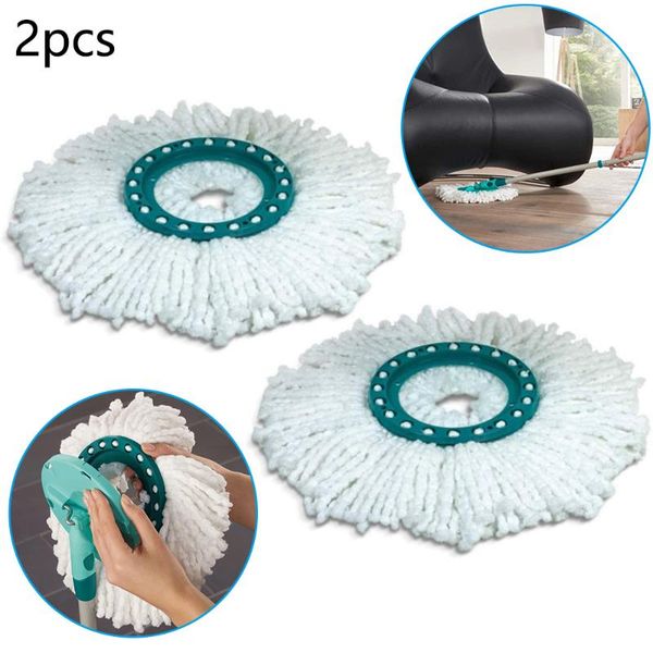 

replacement head mop cloth rotating flexible water absorption microfiber