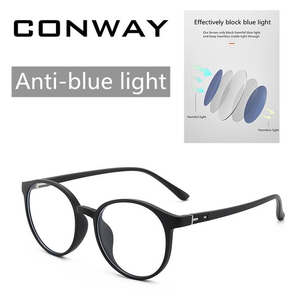 

fashion sunglasses frames clear lens computer goggles anti-blue glasses light optical, Black