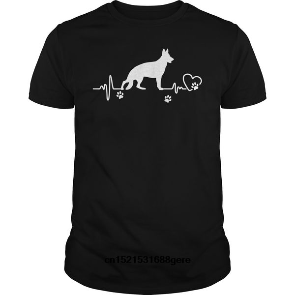 

funny t shirt german shepherd dogs heartbeat and paw hoodies sunfrog tshirt men tee
